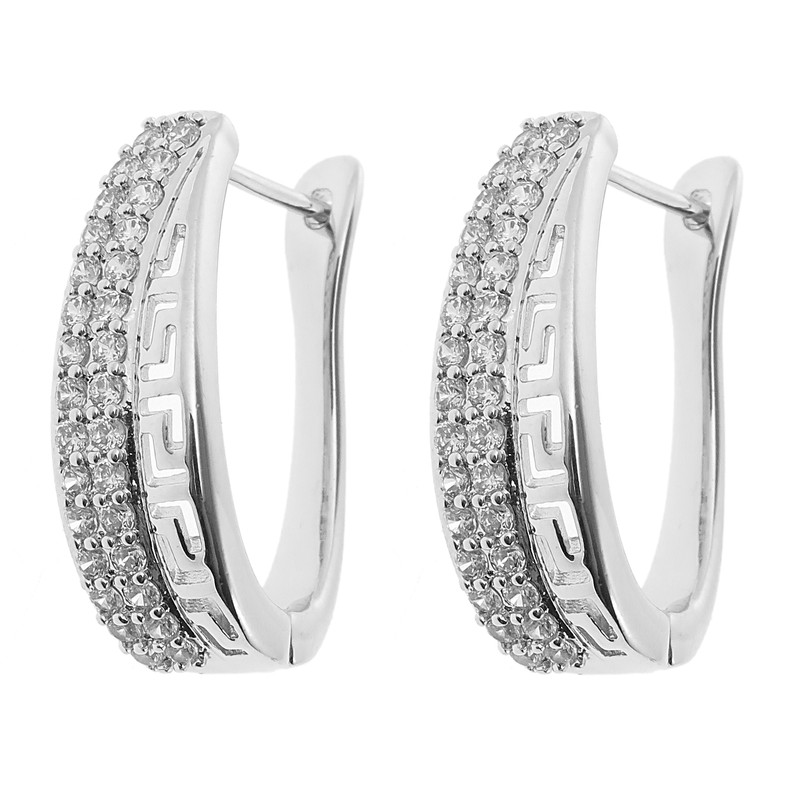 گوشواره حلقه ای زنانه ژوپینگ مدل 7070