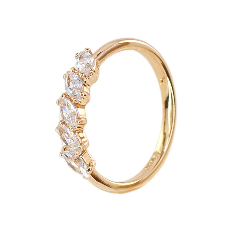 انگشتر زنانه ژوپینگ مدل نگین دار کد AAE784
