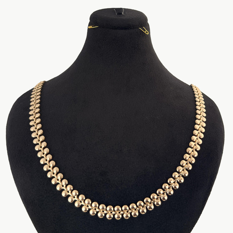 گردنبند زنانه طرح برگ ژوپینگ مدل X000972877