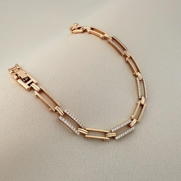 دستبند زنجیری زنانه ژوپینگ مدل X001040014