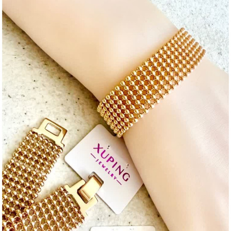 دستبند زنانه ژوپینگ مدل گوی و مش