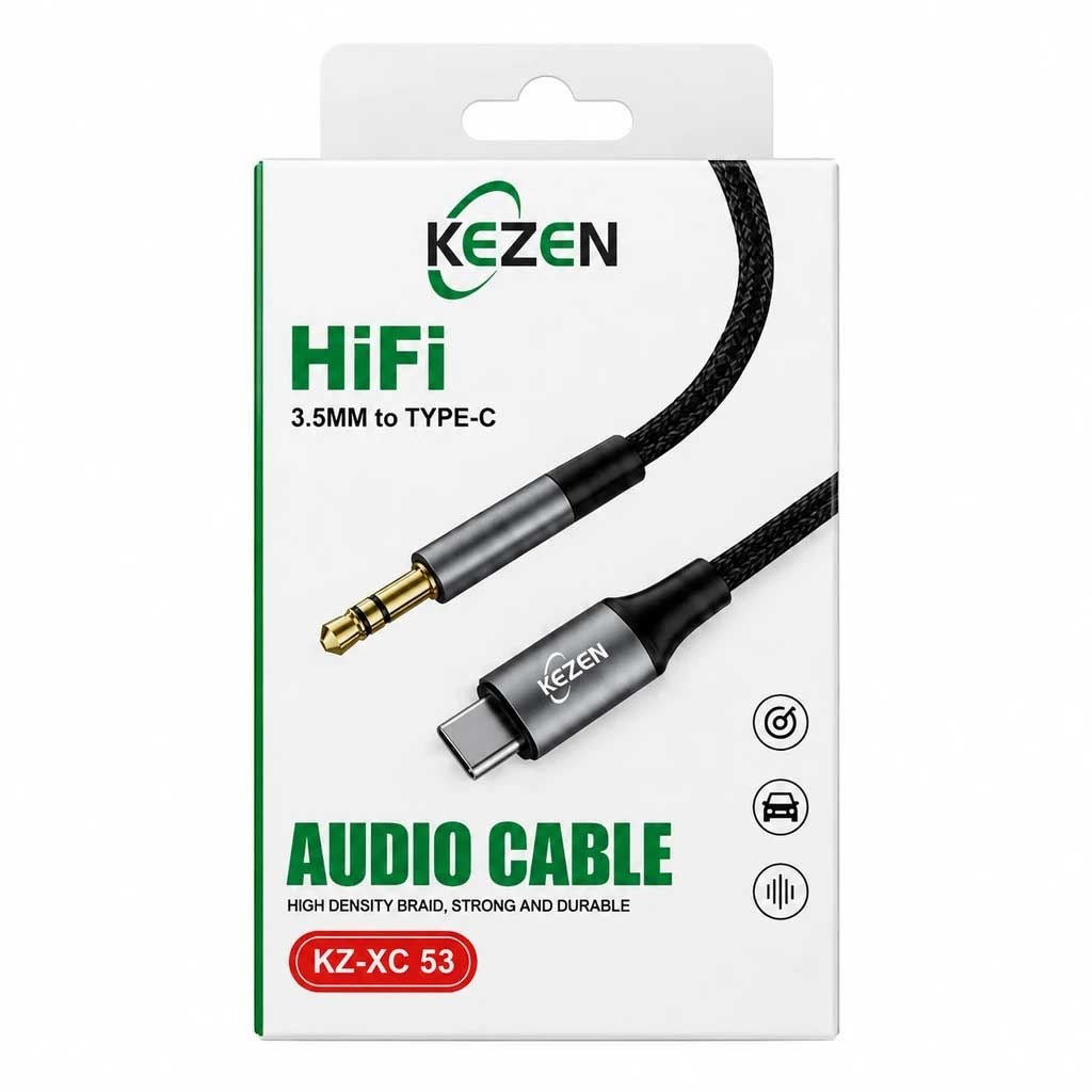 کابل تبدیل TYPE C به جک 3.5 KEZEN KZ-XC53