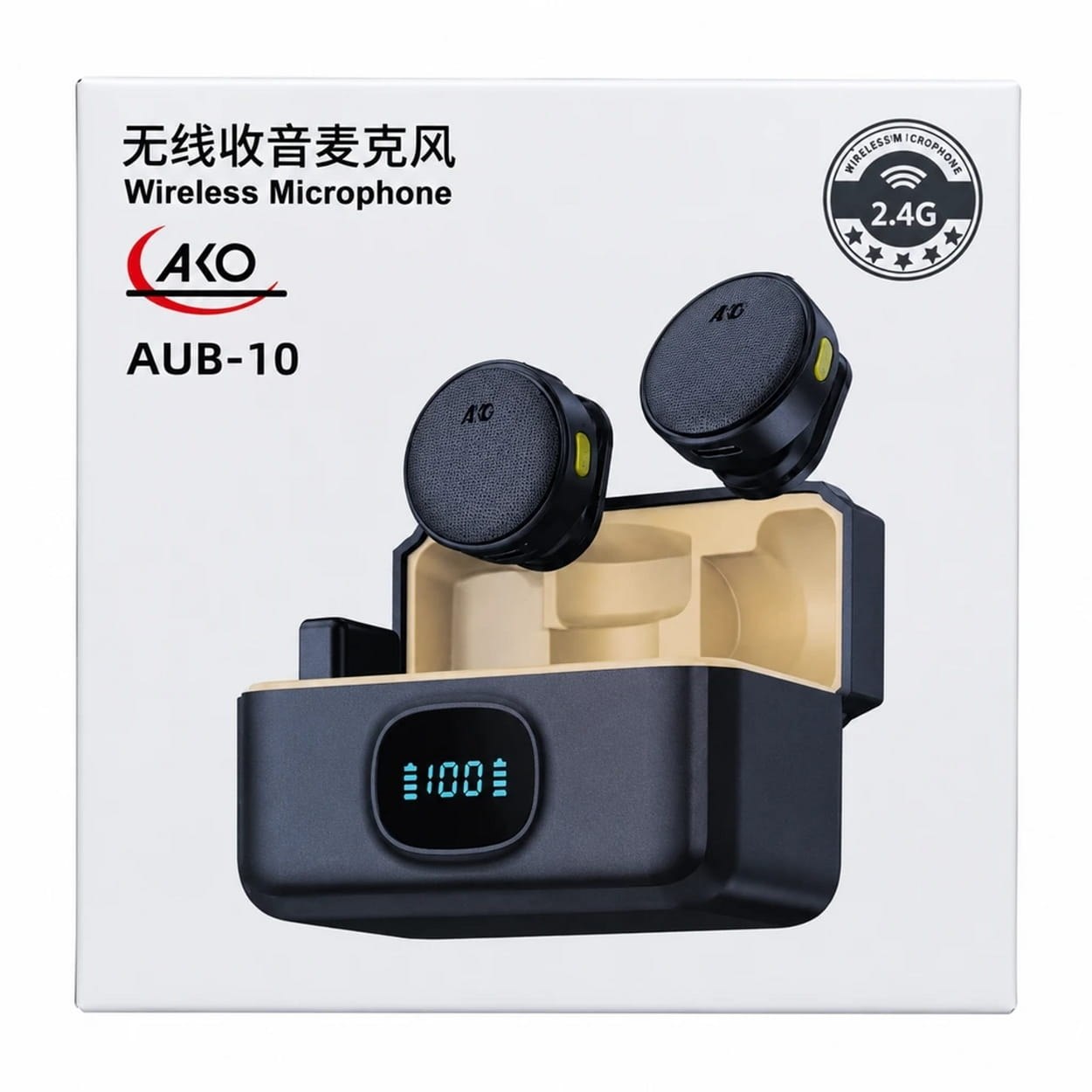 میکروفون یقه‌ای بی‌سیم AKO AUB-10 Type-C